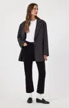 Mavi New York Straight Leg In Black Velvet In Black
