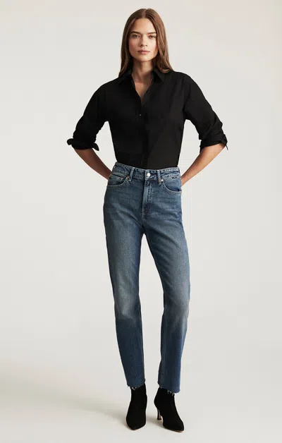 Mavi New York Straight Leg In Deep  Classic Blue