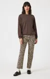 Mavi New York Straight Leg In Leopard Denim