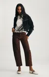 Mavi Nica Barrel In Brown Cita Denim In Brown