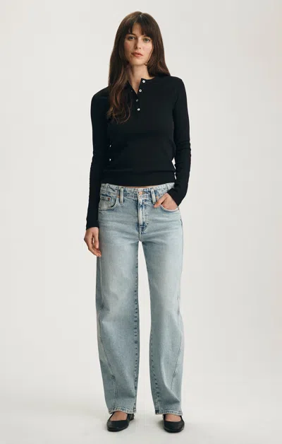 Mavi Nica Twisted Barrel In Light  Denim In Blue