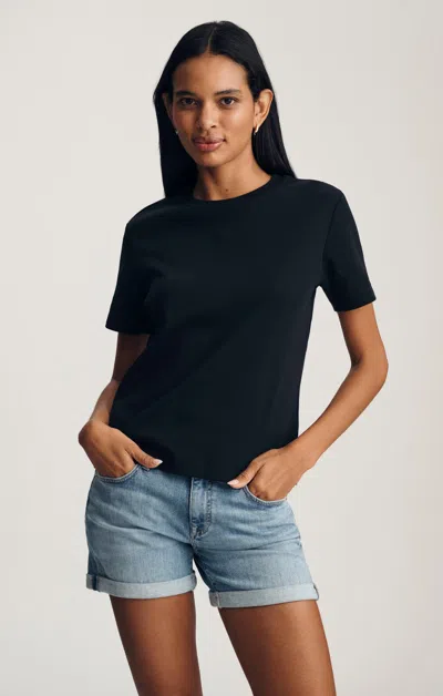 Mavi Nina Crew Neck T-shirt In Black