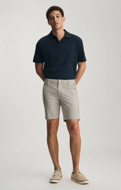 Mavi Noah  9" Inseam Shorts In Beige Stripe In Sand