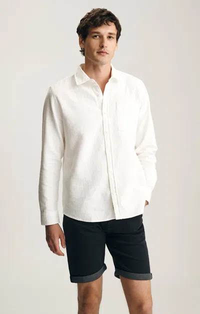 Mavi One Pocket Button-up Shirt In Antique White
