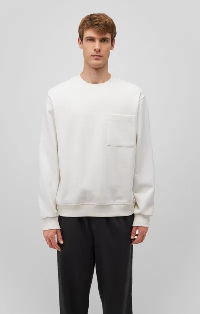 Mavi One Pocket Sweatshirt In Antique White
