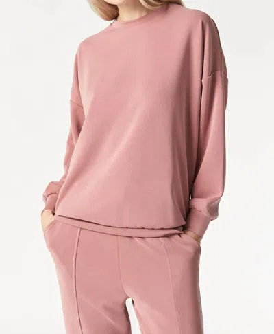 Mavi Oversized Sweatshirt In Canyon Rose In Pink