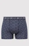 Mavi Paisley Print Boxer Briefs In Midnight Navy In Blue