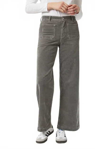 Mavi Paloma Marine High Rise Wide Leg Pants In Steel In Gray