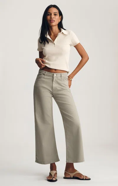 Mavi Paloma Wide Leg In Desert Sage Flex Blue In Green