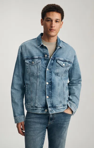 Mavi Pedro Denim Jacket In Light Classic Blue
