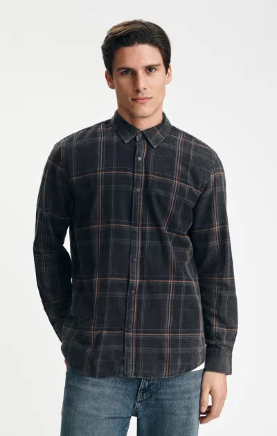 Mavi Plaid Button-up Shirt In Walnut Check In Brown