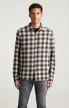 Mavi Plaid Long Sleeve Button-up Shirt In Asphalt Check