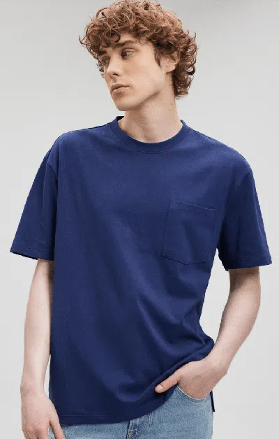 Mavi Pocket T-shirt In Maritime Blue In Dark Blue