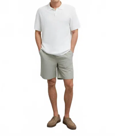 Mavi Polo Neck Knit Shirt In Antique White