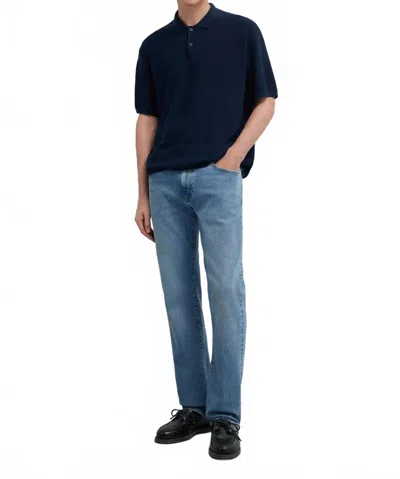 Mavi Polo Neck Knit Shirt In Total Eclipse In Multi