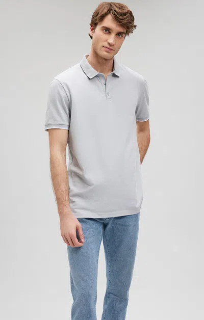 Mavi Polo Shirt In Pearl Blue In Grey