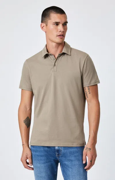 Mavi Polo Shirt In Walnut In Brown