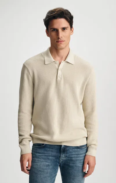 Mavi Polo Sweater In Pelican In Beige