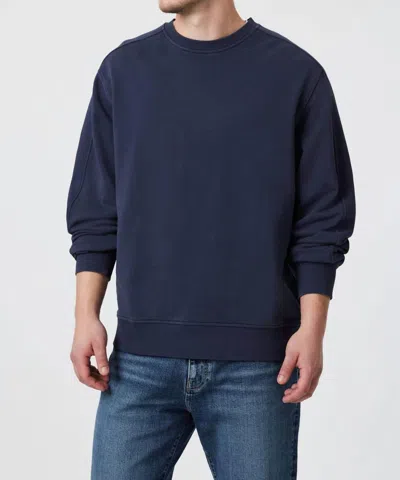 Mavi Relaxed Fit Sweatshirt In Collegiate Blue In Animal Print