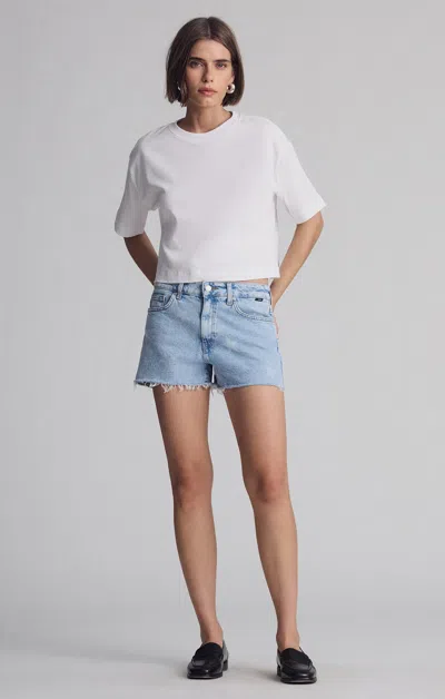 Mavi Rosie Boyfriend Shorts In Star Denim