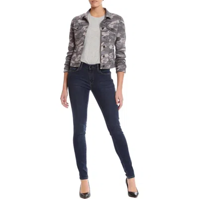 Mavi Samantha Womens Denim Lightweight Trucker Jacket In Blue