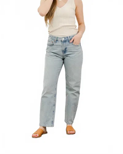 Mavi Savannah Straight Jean In Light Blue