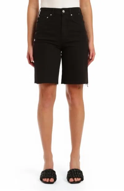 Mavi Selina Burmuda Short In Black Denim