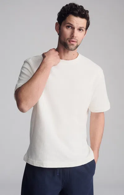 Mavi Short Sleeve Crew Neck T-shirt In Antique White