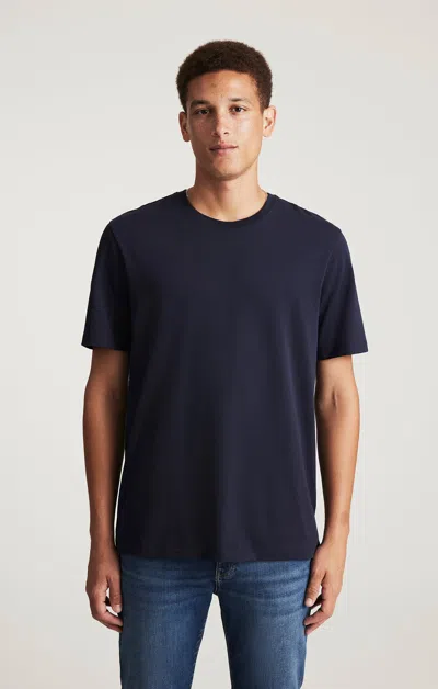 Mavi Short Sleeve Crew Neck T-shirt In Baritone Blue