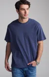 Mavi Short Sleeve Crew Neck T-shirt In Black Iris