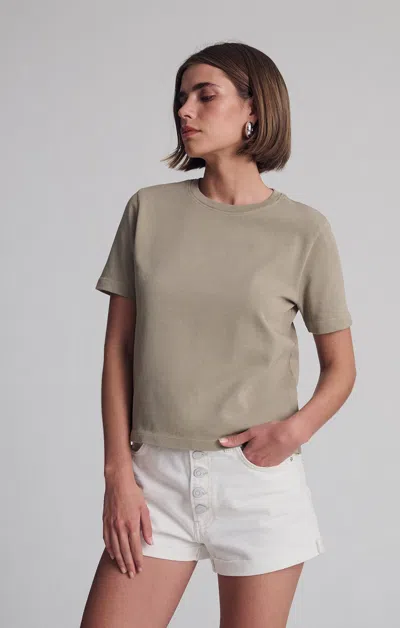 Mavi Short Sleeve Crew Neck T-shirt In Chinchilla