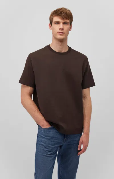 Mavi Short Sleeve Crew Neck T-shirt In Chocolate Torte In Brown