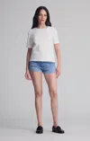 Mavi Short Sleeve Crew Neck T-shirt In Coconut Milk