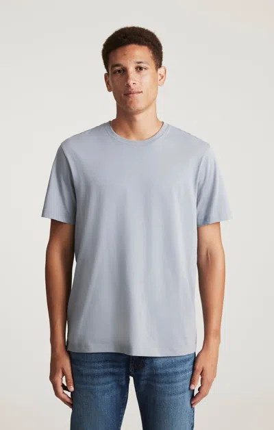 Mavi Short Sleeve Crew Neck T-shirt In Tradewinds In Gray