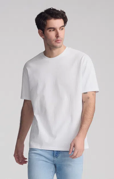 Mavi Short Sleeve Crew Neck T-shirt In White