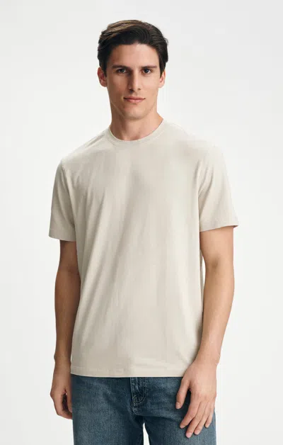 Mavi Short Sleeve Crew Neck Tee In Pelican In Brown