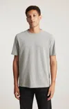 Mavi Short Sleeve T-shirt In Grey Melange In Gray