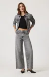 Mavi Siena Wide Leg In Light Smoke Denim In Grey