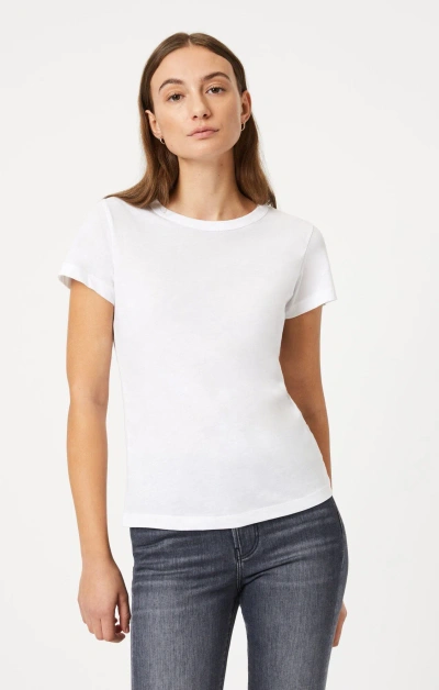 Mavi Slim Crew Neck T-shirt In White