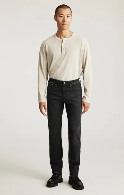 Mavi Steve Athletic Fit In Dark Smoke Supermove In Gray