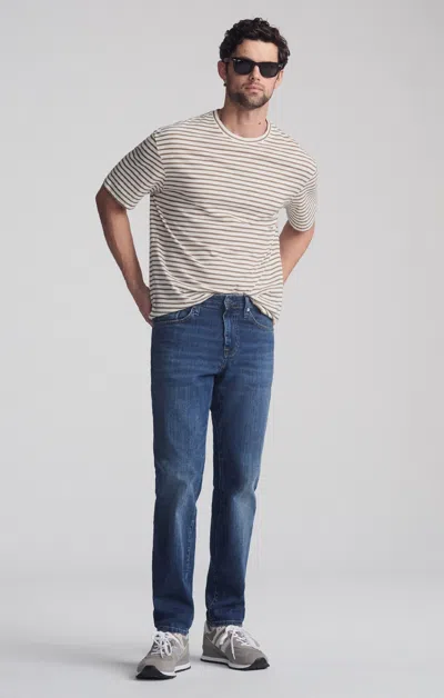 Mavi Steve Athletic Fit In Deep Brushed Williamsburg