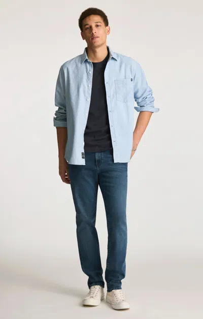 Mavi Steve Athletic Fit In Ink Supermove In Blue