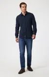 Mavi Steve Athletic Fit In Mid Brushed Supermove In Medium Blue