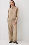 Mavi Straight Leg Tencel™ Pants In Chinchilla