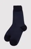 Mavi Striped Crew Socks In Total Eclipse In Blue