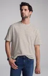 Mavi Striped Short Sleeve T-shirt In Brindle