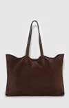 Mavi Suede Shopper Bag In Tortoise Shell In Brown