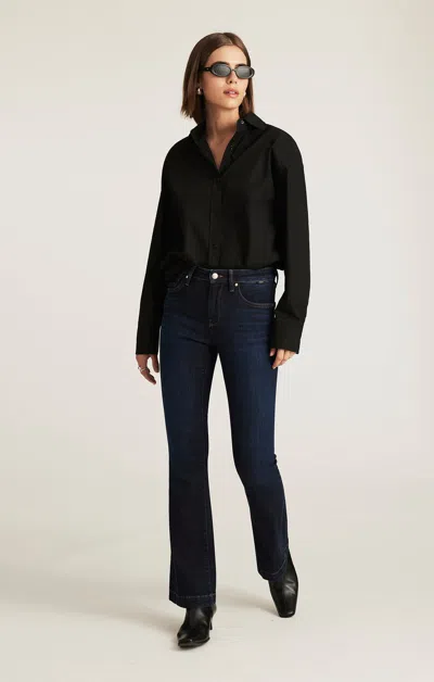 Mavi Sydney Flare In Dark Brushed Feather Blue