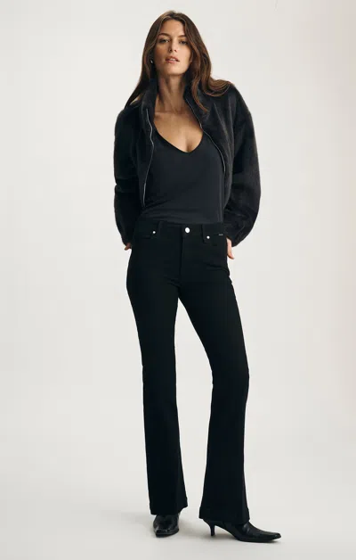 Mavi Sydney Flare In Double Black Gold Premium