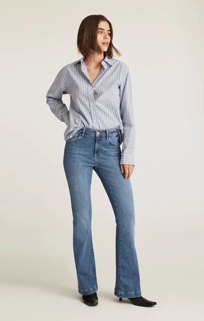 Mavi Sydney Flare In Mid Vintage Gold Premium In Blue